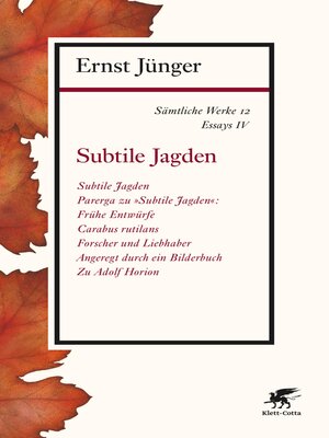 cover image of Sämtliche Werke--Band 12